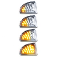 Clignotants latéraux dynamiques à LED, feux de position latéraux pour Mercedes-Benz Smart Fortwo W451 Coupé/Cabriolet 2007-2019