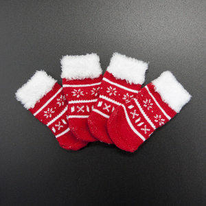 <span class=keywords><strong>Altra</strong></span> Chaussettes de Noël antidérapantes confortables en coton pour chiens et chats Style classique - Product Image 2