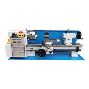 Torno de banco metálico, taladro de columna, torno de madera, máquina de torno manual pequeña para metal, torno de madera, fresadora - Product Image 1