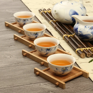 Sous-verre en rotin tressé, sous-plat, résistant à la chaleur, porte-tasse à thé ou à café, style carré naturel, fabriqué au Vietnam - Product Image 5