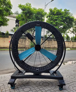 Ventilador de gimnasio sin escobillas con imán permanente móvil de 720mm a 1500mm, ventilador de pie de flujo de aire grande para ventilación de gimnasio, ventilador de refrigeración - Product Image 5