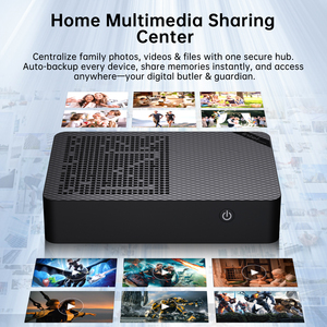 Mới đến i-ntel N150 NAS Mini PC được xây dựng trong 12GB DDR5 64GB eMMC SSD hỗ trợ 4 * M.2 NVMe 2280 kép 2.5g Lan Type-C chơi game PC - Product Image 5