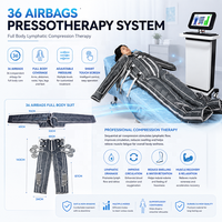 Appareil de pressothérapie à 36 airbags avec combinaison de compression FIR pour le remodelage corporel, le massage par compression et les soins spa