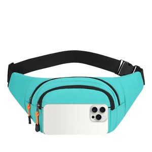 Jingpin Riñonera para hombre, color caqui, impermeable, con múltiples bolsillos, riñonera de viaje con correa desmontable para actividades al aire libre - Product Image 2