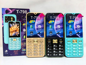 มาใหม่ T780ราคาต่ำ2.8นิ้วสามซิม GSM มีปุ่มกดโทรศัพท์ - Product Image 3