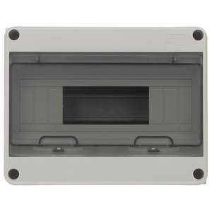 Boîtier de distribution extérieur Marlanvil 6 modules IP65 en plastique gris 250x200x110mm Modèle 92.12 - Product Image 4