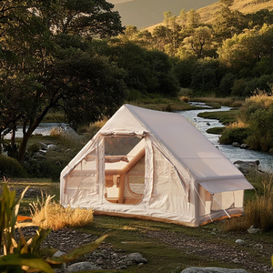 Tentes de camping portables pour l'extérieur, imperméables et coupe-vent, avec crête pour le bushcraft, abri de voyage, protection solaire, abri contre la pluie pour les voyages - Product Image 1