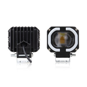 Phare antibrouillard de moto 12V H4 de haute qualité, projecteur 4 pouces 40W 4000lm avec lentille Angel Eye, lumière étanche bleue, jaune, blanche - Product Image 3