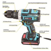 Perceuse électrique sans fil OEM à prix d'usine, batterie lithium-ion 18V 1.3AH, moteur à balais, visseuse à percussion pour usage domestique