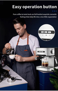<span class=keywords><strong>Cafetera</strong></span> Eléctrica Semiautomática de Acero Inoxidable de Alta Calidad Italiana de 15 Bares, 850W, 6 Tazas, para Hogar y Auto - Product Image 3