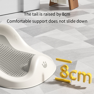 Support de bain pliable pour bébé, gain de place, avec coussinet antidérapant, en plastique de haute qualité, respirant, libère les mains de maman - Product Image 2