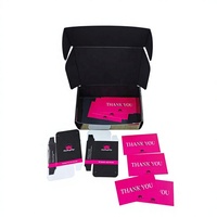 Kit d'emballage complet personnalisé avec impression, cartes de remerciement, emballage de flacon de peptide, boîte d'expédition épaisse en carton ondulé sécurisée