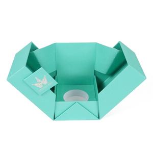 Emballage de parfum cosmétique de luxe, boîtes magnétiques, coffret cadeau réutilisable, atomiseur, double porte, doublure en éponge gaufrée, écologique - Product Image 3