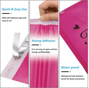 Acomodando demandas personalizadas Material PE tenaz Impresión de dos caras específica para embalaje y transporte Express Bags - Product Image 2