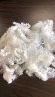 100% poliéster hueco silicio conjugado fibra cortada 3Dx64mm Material de relleno de cojín