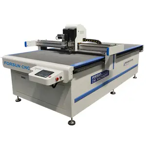 FORSUN CNC Router With Oscillating Knife and CCD Camera For Foamcore Edge Contour Cutting Machine