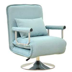 客厅家具沙发休息室金属椅子可调扶手椅放松床折叠躺椅