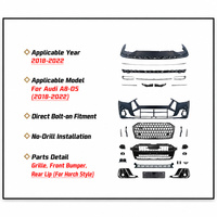 Kit de conversion de calandre de pare-chocs avant style PA D5 sans remplacement de phares pour Audi A8 D5 2018-2022 style S8
