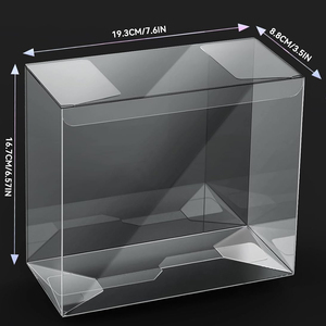 Boîte de protection <span class=keywords><strong>Funko</strong></span> <span class=keywords><strong>Pop</strong></span> en gros avec fermeture automatique, 4" 6" 0.5mm, boîte transparente <span class=keywords><strong>Funko</strong></span> PET pour emballage - Product Image 2