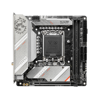 Harga bagus MSI Motherboard komputer MPG B760I EDGE WIFI DDR4 LGA 1700 mendukung prosesor 12th 13th Motherboard