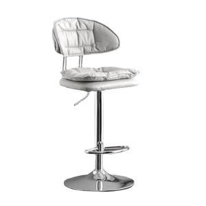 Tabouret de bar moderne minimaliste, hauteur réglable, structure métallique, usage commercial - Product Image 5