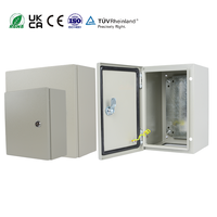 Boîtier de distribution électrique extérieur en acier inoxydable thermolaqué étanche IP66 pour compteur et contrôle
