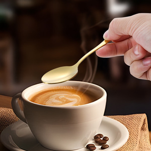 Bộ dao dĩa inox 24 món mạ vàng, gồm 4 dao bít tết, đánh bóng gương, kèm hộp quà tặng - Product Image 4