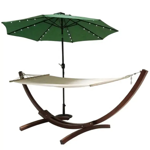 Parasol LED d'extérieur le plus populaire avec matériau en polyester, idéal pour les parcs et au design inspiré du mobilier - Product Image 2