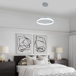 Wholesale <strong>Cheap</strong> Modern Hanging Design Indoor LED Circle Rings Chandelier Pendant <strong>Lights</strong> - Product Image 3
