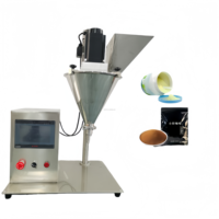 Distributeur de remplissage de tarière à vis semi-automatique Machine de remplissage de dosage de poudre fine sèche 1g 10g 50g 100g 1000g 2000g Boîte de dose en plastique