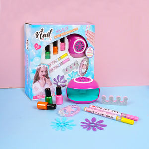 Akiaco <span class=keywords><strong>Niñas</strong></span> Maquillaje Esmalte de <span class=keywords><strong>uñas</strong></span> Juego de regalo Etiqueta privada No tóxico Completo Niños Nail Art Toy <span class=keywords><strong>Kit</strong></span> - Product Image 1