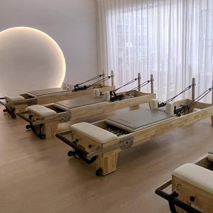 Juego personalizado de cinco piezas, <span class=keywords><strong>cama</strong></span> de Pilates de núcleo grande, Equipo de Estudio de <span class=keywords><strong>Yoga</strong></span> de madera deslizante con <span class=keywords><strong>cama</strong></span> de <span class=keywords><strong>Yoga</strong></span> de Pilates de arce - Product Image 6