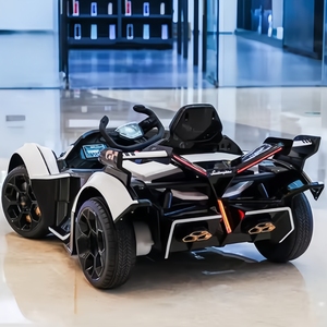 <span class=keywords><strong>Voiture</strong></span> Électrique Motorisée Rechargeable pour Enfants, Véhicule Porteur à Batterie pour Bébés et Enfants, 2 Places, Vente en Gros - Product Image 4
