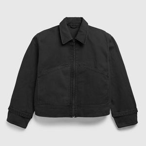 Camicie da uomo in cotone con bottone Casual a manica lunga personalizzata soccorso Vintage in cotone tessuto da lavoro <span class=keywords><strong>giacca</strong></span> Varsity in tela - Product Image 1