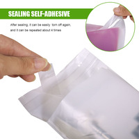 Sac plastique translucide, personnalisé, vente en gros, unités, biodégradables, accessoires de téléphone avec logo