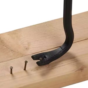 Outil à main à double usage pour casser le pied de biche, lève-clou lourd Extracteur de clou pour menuisier Tige de levage de clou de pied de biche en fer. - Product Image 5
