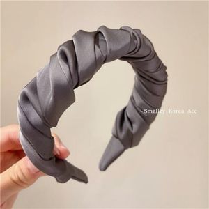 Nueva Diadema de Tela Estilo Punk Unisex para Verano, Color Claro Fresco, Turbante Plisado con Flor, Accesorios para el Cabello <span class=keywords><strong>TC</strong></span> - Product Image 6
