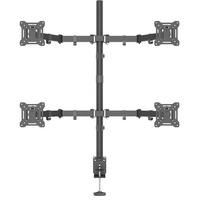 Oem Odm Verstelbare Computer Mount Laptop Met Quad Monitor Standaard 360 Graden Draaibare Muurscherm