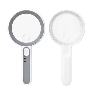 <span class=keywords><strong>Loupe</strong></span> portative rechargeable 30X avec 3 modes d'éclairage LED, lentille HD portable <span class=keywords><strong>pour</strong></span> la <span class=keywords><strong>lecture</strong></span>, la réparation et l'inspection des seniors - Product Image 3