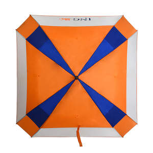 ร่มกอล์ฟทรงสี่เหลี่ยมขนาดใหญ่ 30 นิ้ว กันน้ำ กันลมแรง สองชั้น ระบายอากาศได้ดี รับสกรีนโลโก้ตามสั่ง ขายส่ง - Product Image 2