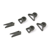 Clips pivotants pour lunettes Accessoires de casque en plastique de haute qualité, durables et faciles à assembler pour composants de casque de lunettes