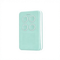 Control Remoto RF de 4 Botones, Multifrecuencia 280-868Mhz, Impermeable, Código Variable, para Puerta de Garaje, Abridor de Puerta Enrollable
