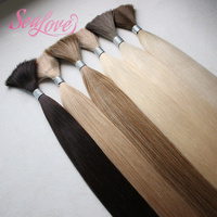 Extensions de cheveux humains vierges Remy 100% alignées sur les cuticules, en vrac, pour salons, vente en gros