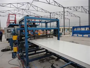 China Automatic Continuous Pu Foam Polyurethane Sandwich Panel Roll Forming Press Making Machine Production Line
