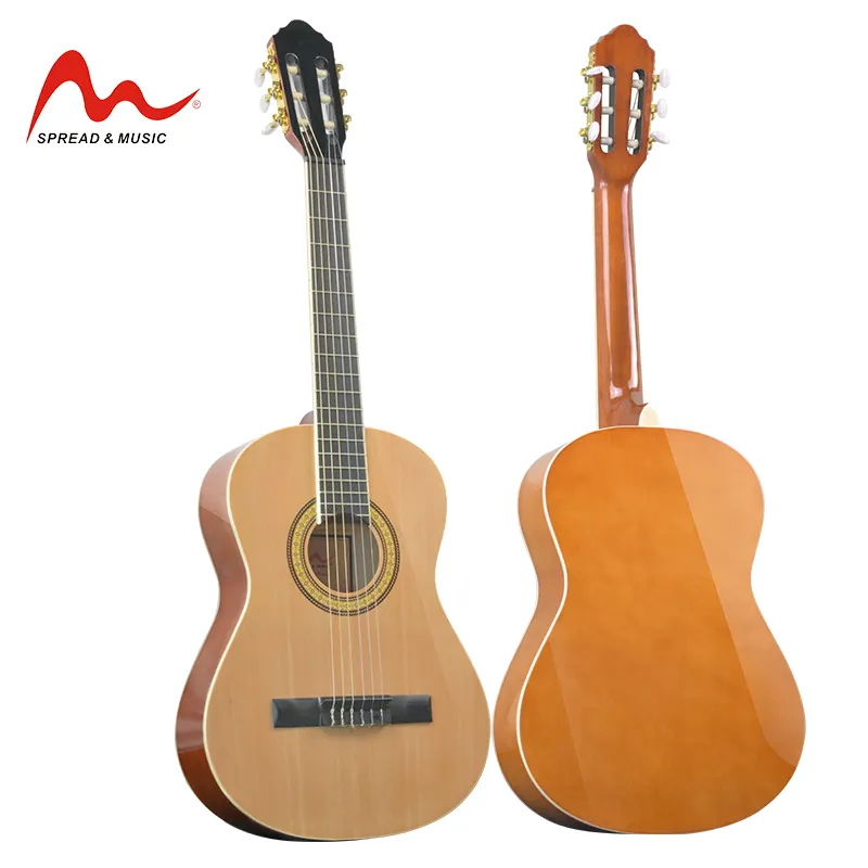 Lan Truyền Âm Nhạc Cao Phổ Biến 36 Inch Guitar Cổ Điển C-62 Rắn Vân Sam Độ Bóng Cao Hoàn Thành Dây Chất Lượng Cao