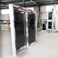 Fenêtre coulissante horizontale en alliage d'aluminium, verre trempé réfléchissant Low-E, insonorisée, économie d'énergie, extérieur, cuisine, sous-sol