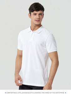 Wholesale Cheap Polyester/Cotton Knitted 180g Printed Golf T-Shirts Anti-Wrinkle Short Sleeve Custom Embroidery <b>Letter</b> Men's - Product Image 3