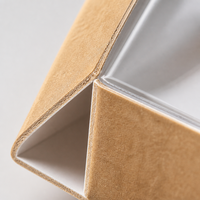 Boîte à gâteau pyramide en carton kraft personnalisée avec logo, qualité alimentaire, avec fenêtre transparente pour pâtisserie et cadeaux de fête
