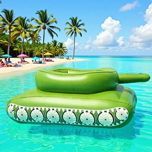 Bateau gonflable en PVC pour bataille aquatique, jouet <span class=keywords><strong>de</strong></span> piscine, véhicule aquatique pour fête - Product Image 2