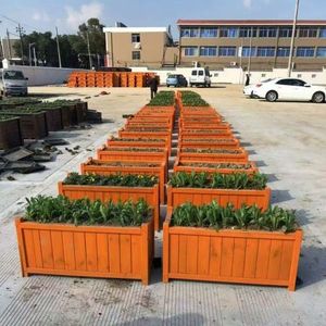 Pots de jardin rectangulaires modernes en <span class=keywords><strong>bambou</strong></span>, écologiques, capacité de 1 à 3 L, utilisation sur le bureau, <span class=keywords><strong>pot</strong></span> à fleurs <span class=keywords><strong>pour</strong></span> la plantation et le stockage - Product Image 2